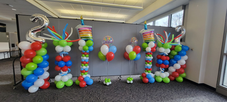 Balloon Decor - Columns